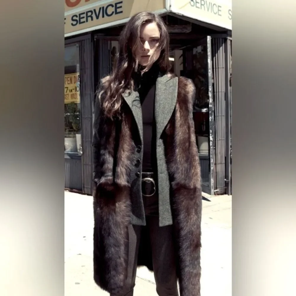 Ralph Lauren Collection * 2010 Sable Brown Lamb Shearling Gilet Silvie Vest - Picture 10 of 17
